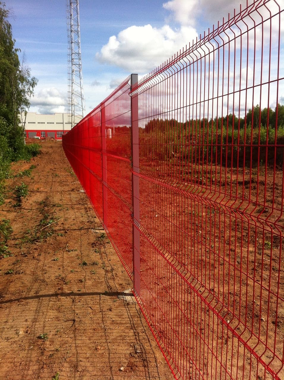 Ограждение для баскетбольной площадки